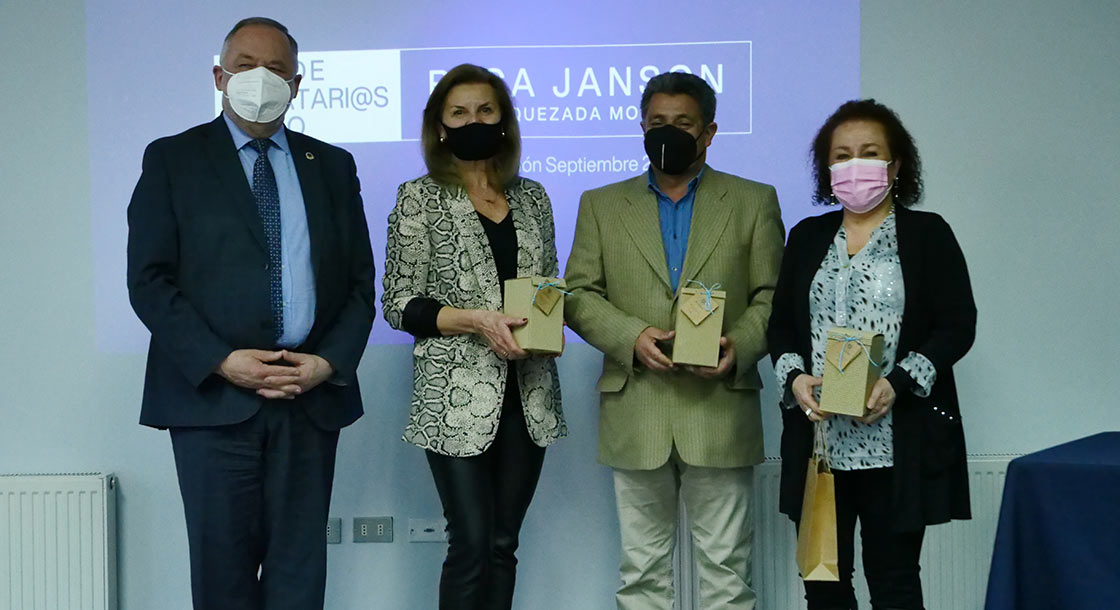 Red de Donatarios UFRO realiza entrega de Beca Janson a estudiantes de Ingeniería en Construcción