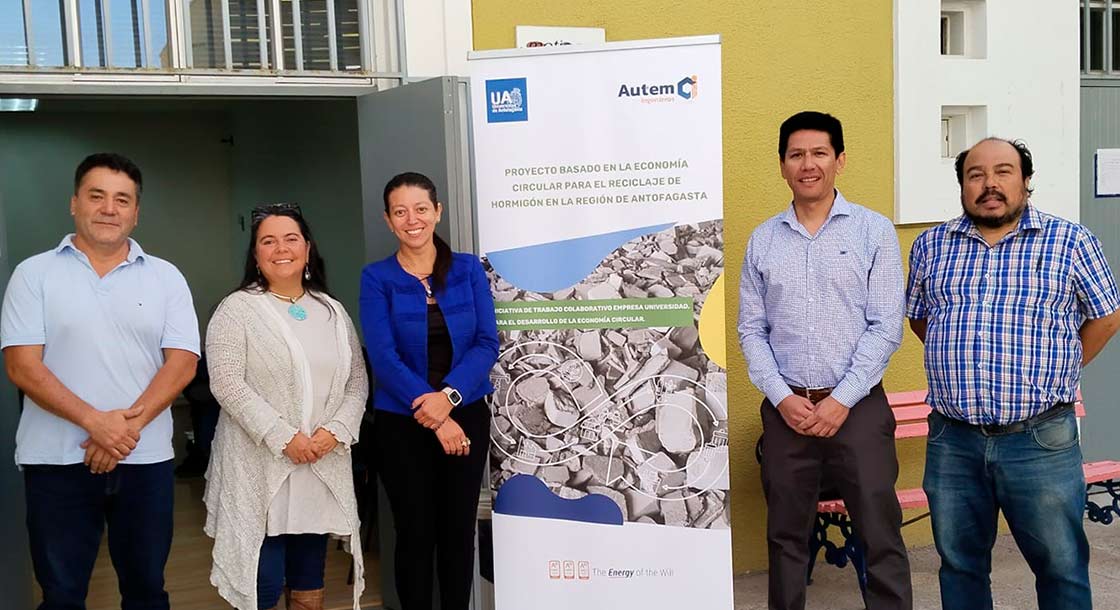 Experiencia UFRO sobre la revalorización de áridos reciclados en hormigón en la Universidad de Antofagasta