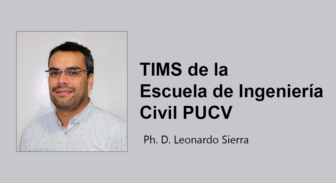 Exitosa participación de académico del departamento de OOCC en TIMS de la Escuela de Ingeniería Civil PUCV  